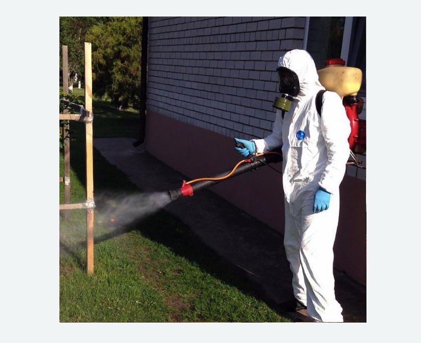 травля клещей на участке в Новом Осколе